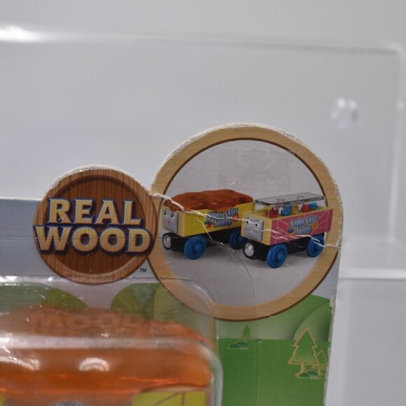 Thomas & Friends Real Wood Candy Cars Sodor Sweet Shoppe CARAMEL N GUMDROP 2018 - Picture 4 of 13
